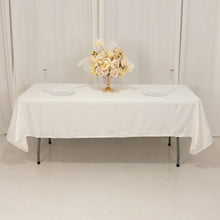 Ivory Seamless Lamour Satin Rectangle Tablecloth - 60x102inch