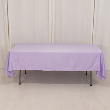 Lavender Lilac Seamless Lamour Satin Rectangle Tablecloth - 60x102inch