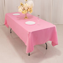 Pink Seamless Lamour Satin Rectangle Tablecloth - 60x102inch