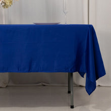 Royal Blue Seamless Lamour Satin Rectangle Tablecloth - 60x102inch