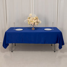 Royal Blue Seamless Lamour Satin Rectangle Tablecloth - 60x102inch