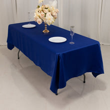 Royal Blue Seamless Lamour Satin Rectangle Tablecloth - 60x102inch