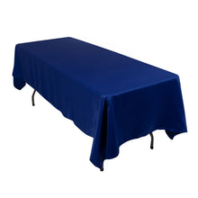 Royal Blue Seamless Lamour Satin Rectangle Tablecloth - 60x102inch