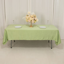 Sage Green Seamless Lamour Satin Rectangle Tablecloth - 60x102inch