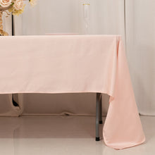 blush Seamless Lamour Satin Rectangle Tablecloth - 60x126inch