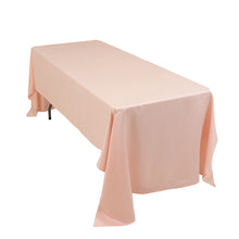 blush Seamless Lamour Satin Rectangle Tablecloth - 60x126inch