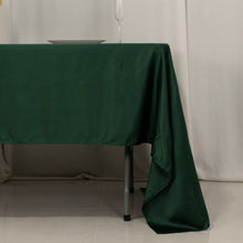 Hunter Emerald Green Seamless Lamour Satin Rectangle Tablecloth - 60x126inch