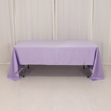 <h3 style="margin-left:0px;"><strong>Elegant Lavender Lilac Seamless Lamour Satin Rectangle Tablecloth</strong>