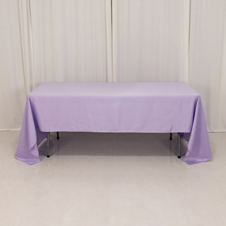 lavender lilac Seamless Lamour Satin Rectangle Tablecloth - 60x126inch