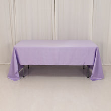 lavender lilac Seamless Lamour Satin Rectangle Tablecloth - 60x126inch