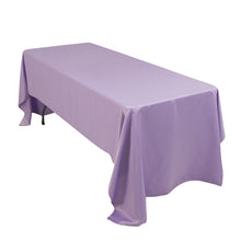 lavender lilac Seamless Lamour Satin Rectangle Tablecloth - 60x126inch