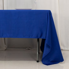 royal blue Seamless Lamour Satin Rectangle Tablecloth - 60x126inch