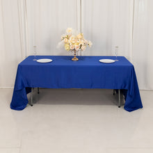 royal blue Seamless Lamour Satin Rectangle Tablecloth - 60x126inch