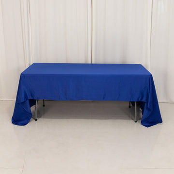 <h3 style="margin-left:0px;"><strong>Elegant Royal Blue Seamless Lamour Satin Rectangle Tablecloth</strong>