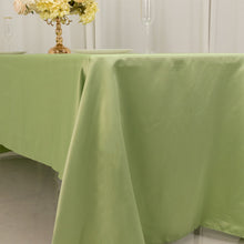 Sage Green Seamless Lamour Satin Rectangle Tablecloth - 60x126inch