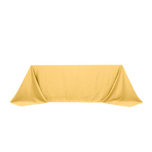 Champagne Seamless Lamour Satin Rectangle Tablecloth - 90"x132inch