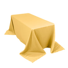 Champagne Seamless Lamour Satin Rectangle Tablecloth - 90"x132inch