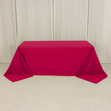 <h3 style="margin-left:0px;"><strong>Seamless Fuchsia Lamour Satin Rectangle Tablecloth</strong>