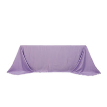 Lavender Lilac Seamless Lamour Satin Rectangle Tablecloth - 90x132inch for 6 Foot Table Floor-Length