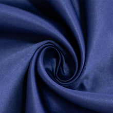 Navy Blue Seamless Lamour Satin Rectangle Tablecloth - 90x132inch for 6 Foot Table Floor#whtbkgd