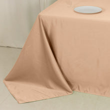 Nude Seamless Lamour Satin Rectangle Tablecloth - 90x132inch