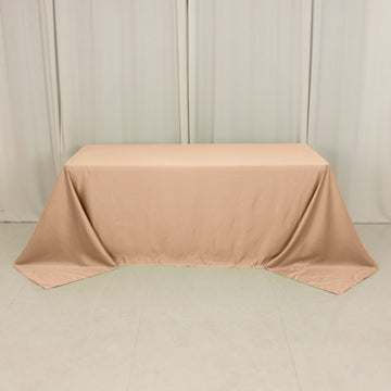 <h3 style="margin-left:0px;"><strong>Seamless Nude Lamour Satin Rectangle Tablecloth</strong>