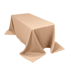 Nude Seamless Lamour Satin Rectangle Tablecloth - 90x132inch