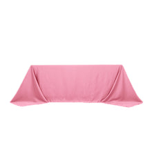 Pink Seamless Lamour Satin Rectangle Tablecloth - 90"x132inch