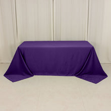 Purple Seamless Lamour Satin Rectangle Tablecloth - 90"x132inch