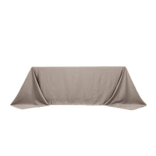 Silver Seamless Lamour Satin Rectangle Tablecloth - 90"x132inch