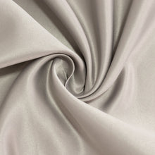 Silver Seamless Lamour Satin Rectangle Tablecloth - 90"x132inch#whtbkgd