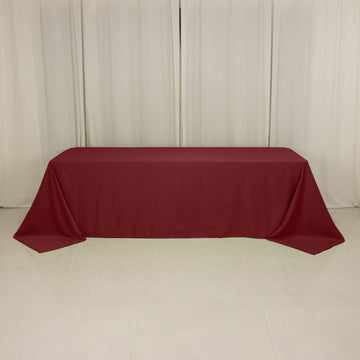 <h3 style="margin-left:0px;"><strong>Seamless Burgundy Lamour Satin Rectangle Tablecloth</strong>