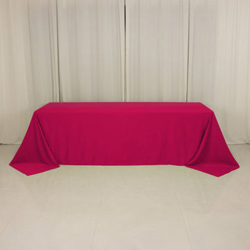 <h3 style="margin-left:0px;"><strong>Seamless Fuchsia Lamour Satin Rectangle Tablecloth</strong>