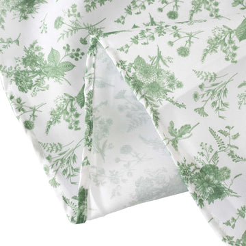 Versatile Dusty Sage Green Rectangular Tablecloth