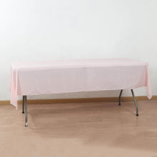 Blush Plastic Table Cover Roll in A Cut-to-Size Box with Slide Cutter, Cuts Up to 36 Rectangle 8ft