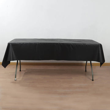 <h3 style="margin-left:0px;"><strong>Black Plastic Table Cover Roll: Effortless Elegance for Any Event</strong>