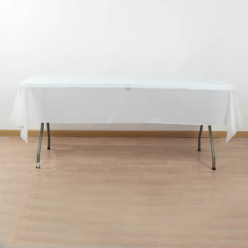 <h3 style="margin-left:0px;"><strong>White Plastic Table Cover Roll: Effortless Elegance for Any Event</strong>