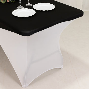 <span style="background-color:transparent;color:#111111;">A Perfect Fit for Every Event: The Versatility of the Black White Stretch Spandex Table Cover</span>