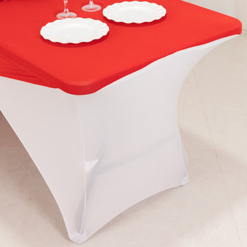 <span style="background-color:transparent;color:#111111;">A Perfect Fit for Every Event: The Versatility of the Red and White Stretch Spandex Table Cover</span>