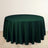 Hunter Emerald Green Premium Scuba Round Tablecloth, Polyester Seamless Tablecloth