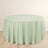 Sage Green Scuba Round Tablecloth, Wrinkle Free Polyester Seamless Tablecloth 120inch