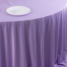 Lavender Lilac Premium Scuba Round Tablecloth, Wrinkle Free Polyester Seamless Tablecloth