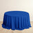 Royal Blue Premium Scuba Wrinkle Free Round Tablecloth, Seamless Scuba Polyester