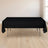 60x102inch Black Premium Scuba Rectangular Tablecloth, Wrinkle Free Polyester Seamless