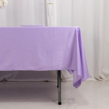 Lavender Lilac Premium Scuba Rectangular Tablecloth, Wrinkle Free Polyester Seamless Tablecloth