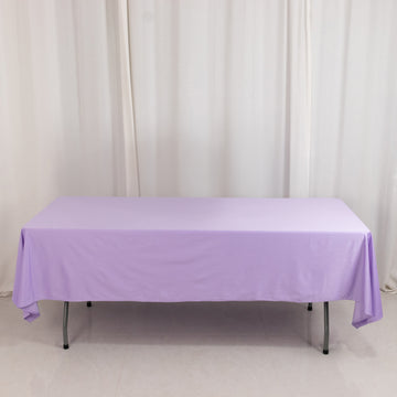 <h3 style="margin-left:0px;"><strong>Elegant Lavender Premium Scuba Tablecloth for a Seamless Finish</strong>