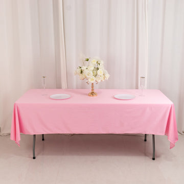 <h3 style="margin-left:0px;"><strong>Versatile Pink Scuba Tablecloth for Every Occasion</strong>