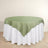 Dusty Sage Green Premium Scuba Square Table Overlay, Polyester Seamless Table Topper