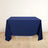 Navy Blue Premium Scuba Square Tablecloth, Wrinkle Free Polyester Seamless Tablecloth 70inch