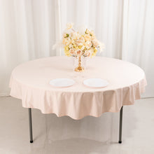 Blush Premium Scuba Round Tablecloth, Wrinkle Free Polyester Seamless Tablecloth - 70inch